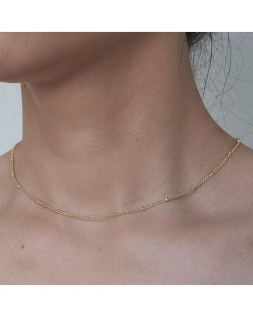 Uchi and Soto Metallic Kin Bead Necklace