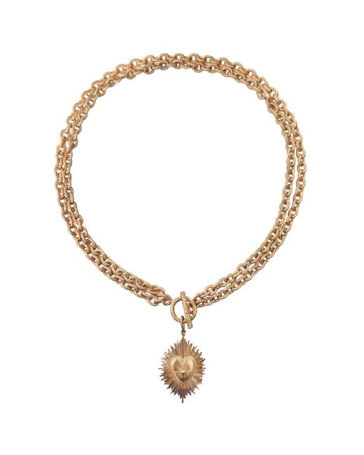 IN CAUDA VENENUM Metallic Akasha Necklace