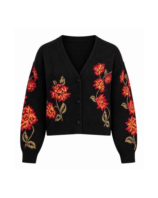 Raishma Black Raya Cardigan