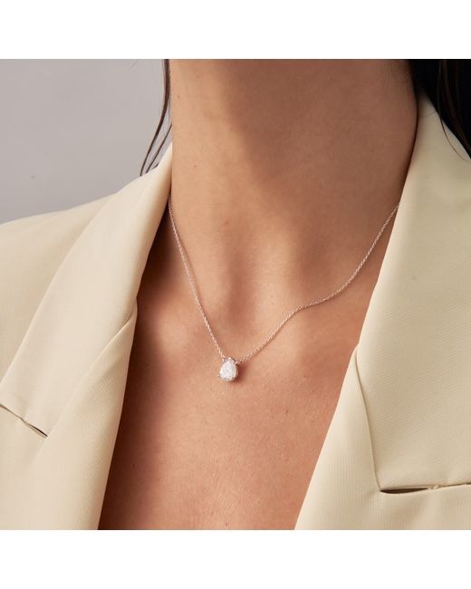 Shabella Nyc Metallic Classic Crystal Tear Drop