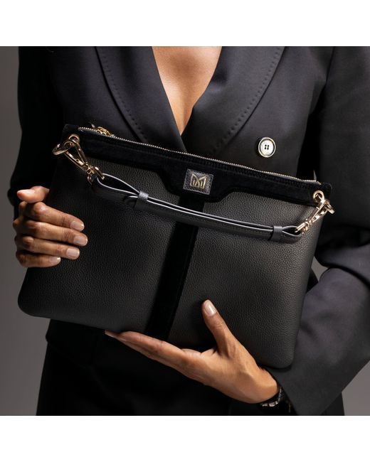 Mia First - Venezia Black Clutch Petitemia Velvet