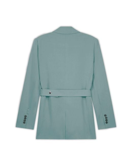 SECTION 101 Blue Lainey Blazer- Dusty Jade