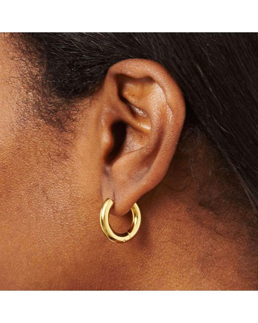 Hoops + Chains LDN Metallic Stevie Hoops