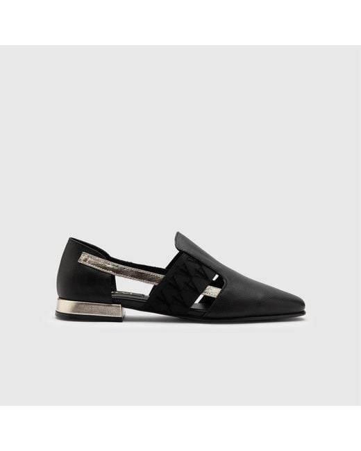 Ilvi Black Hina Floater Leather Loafer
