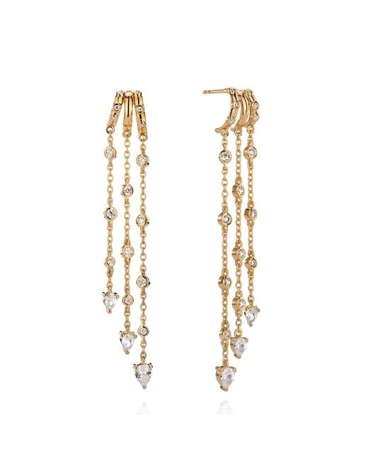 Aaria London Metallic Alta Illusion Earrings