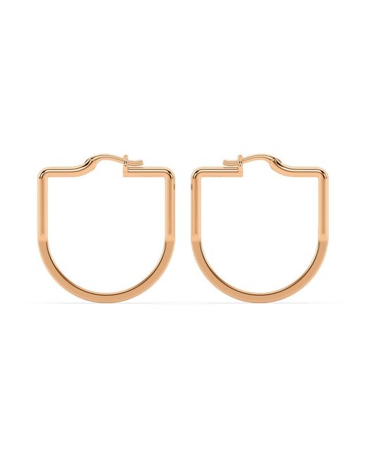 Onia Brown Basic Large U-Hoops