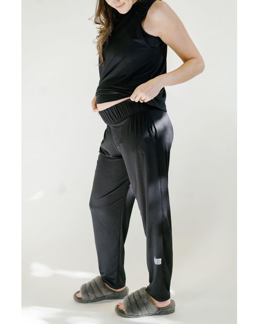 Duofit Maternity Activewear Blue Sloan Sleep Set
