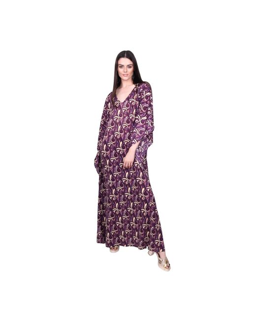Laura Citron Purple Clara Caftan