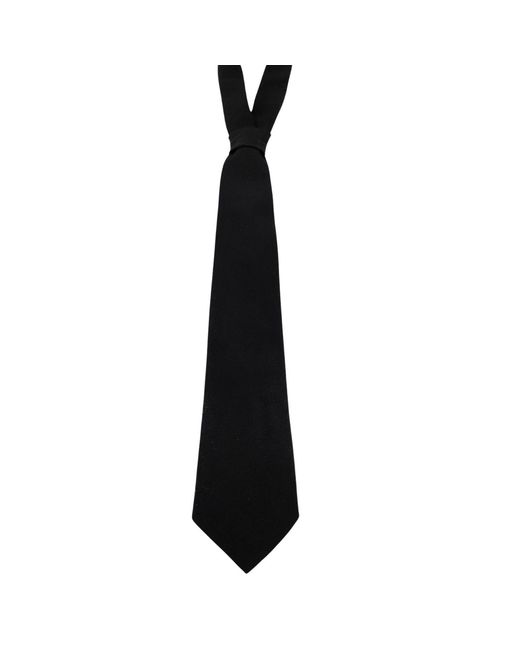 NANDANIE Black The Tailored Classic Necktie