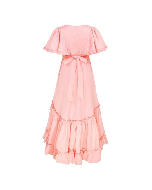 Lisa The Label Pink La La Dress Cotton