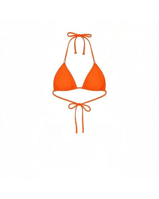 Brasini Swimwear Orange Soninha Convertible Bikini Top