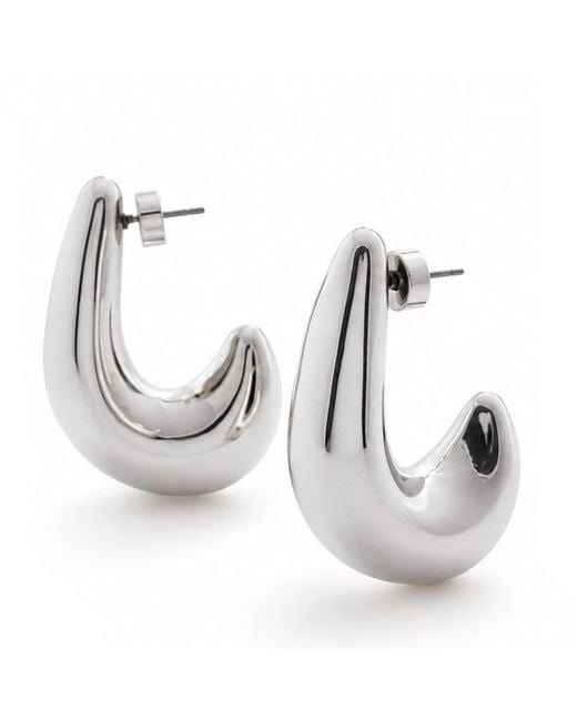 Hye Jane Jewelry Metallic Faris Statement Hoop