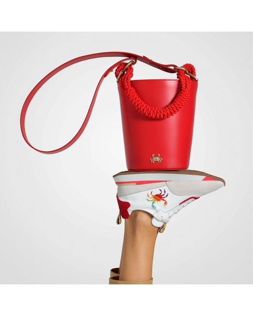 MYYAZ Red Ephesu Bucket Bag