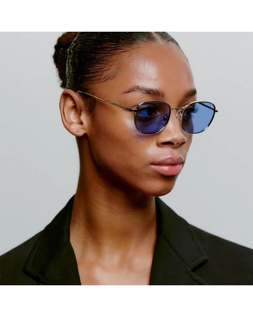 A.Kjærbede Blue Hello Sunglasses for men