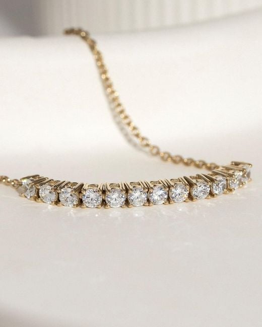 Diamonbliss Metallic Horizontal Bar Bracelet