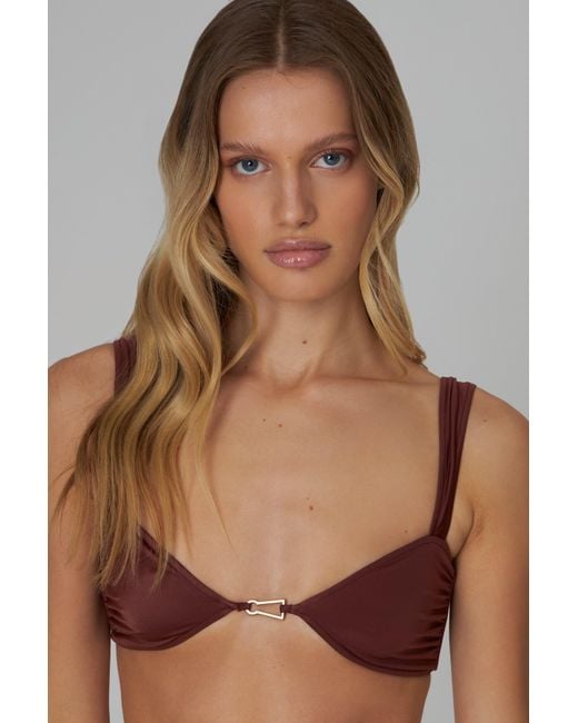 Bianca Resortwear Brown Lola Bikini Top