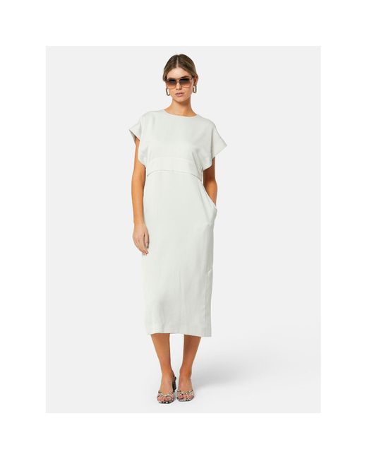 Helen Mcalinden White Neutrals Shiv Stone Dress