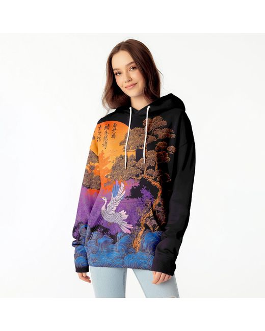 Aloha From Deer Blue Sunflight Oversize Hoodie