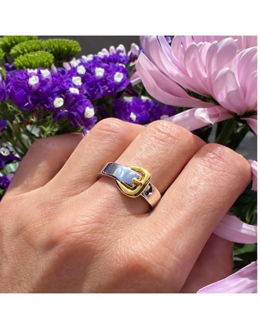 Native Gem Metallic Hipster Belt Ring