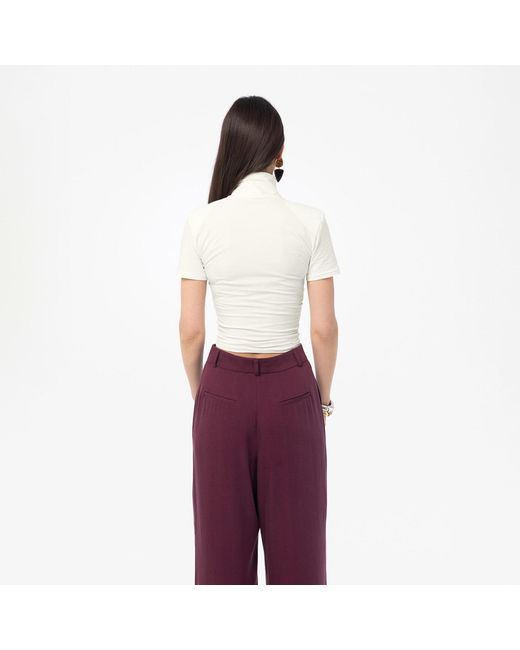 Mandragora White Neutrals Turtleneck Ablo Buttermilk
