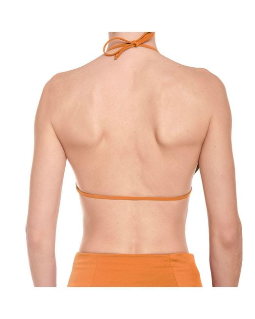 Rêve De Rive Orange Camilla Bikini Top
