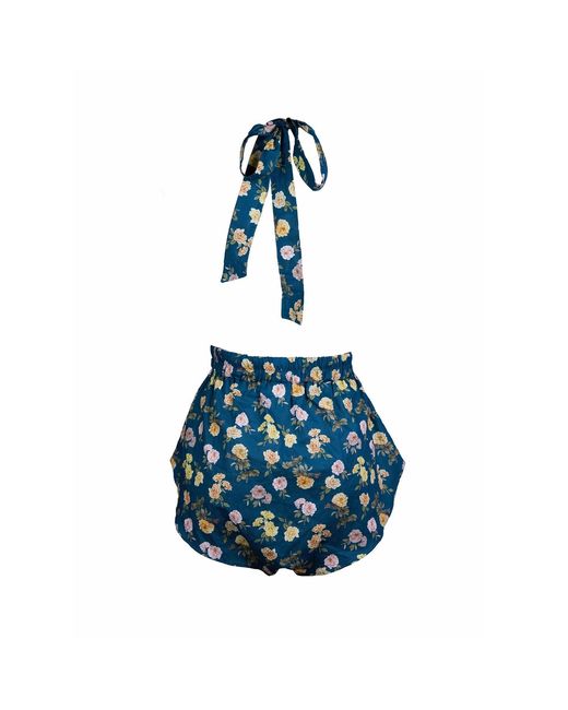 Noblesse Oblige Blue Baby Rose Romper
