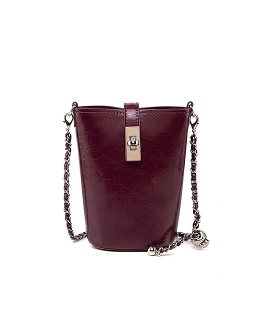 Mkf Collection - J'omor Purple Evelina Mini Bucket Bag