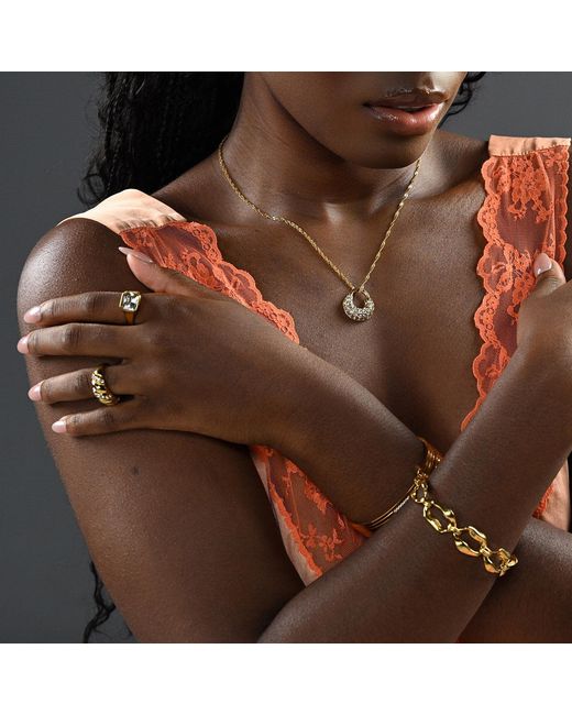 Superdivajewellery Metallic Golden Coast Bracelet