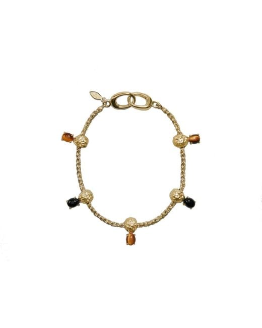 Onia Metallic Twisted Root Bracelet