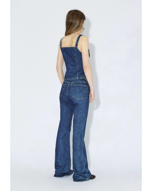 Dr. Denim Blue Niamh Top