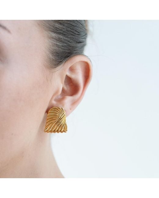 Miss Cecilia Metallic Whisper Earrings