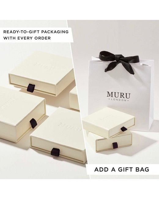 Muru Metallic August Birthstone Necklace