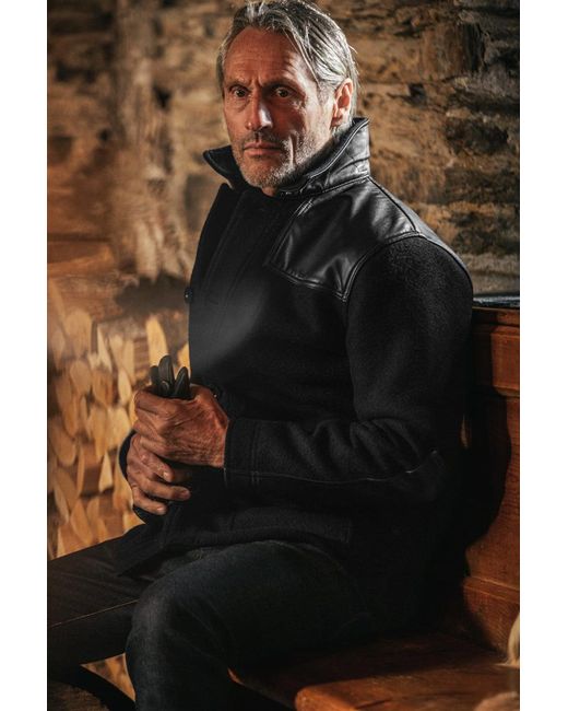&SONS Trading Co Black Curtis Donkey Jacket for men