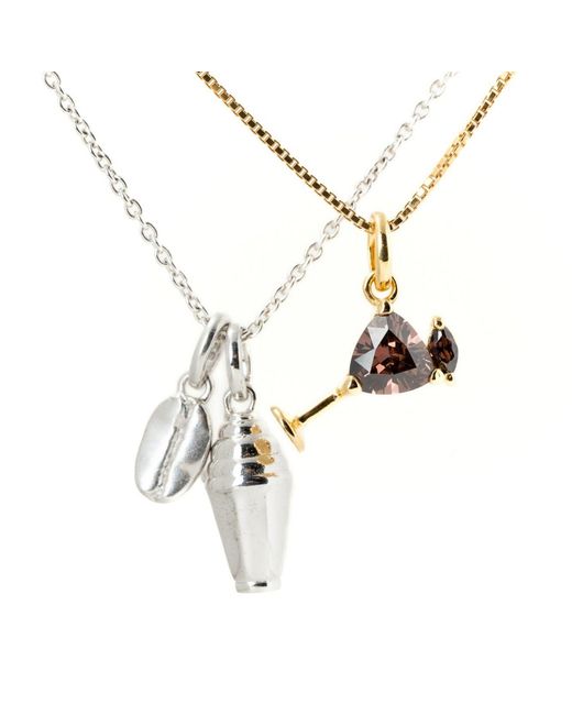 Belinda Jewelz White Shaker Bottle Charm