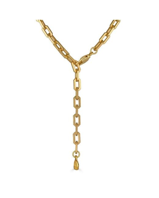 Loni Paul Jewelry Metallic Matte Lariat Necklace