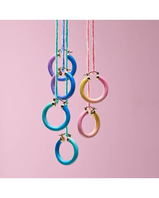 Dolcetto Designs Blue Tropicale Dawn Hoop