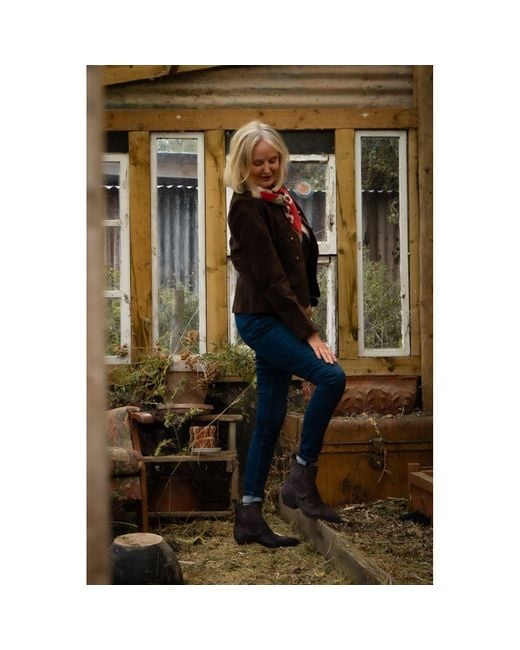 Keith Scarrott Shoes Brown Musci Suede Ankle Boots