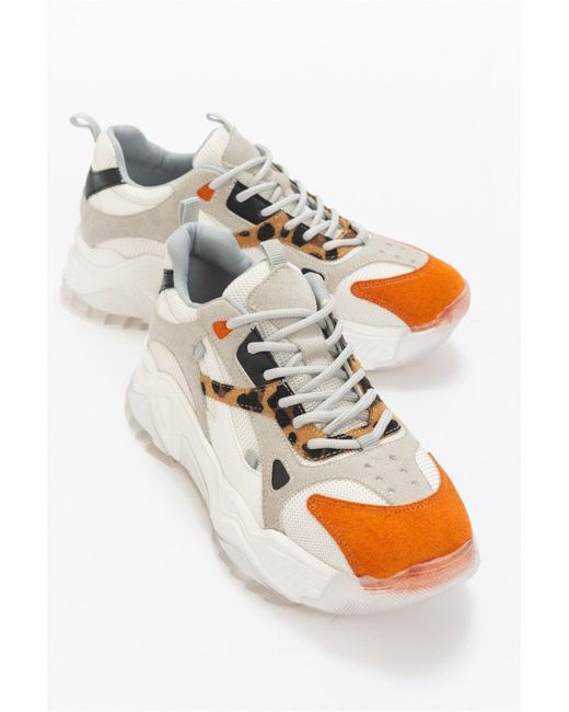 Prologue Shoes Natural Loretta Platform Sneakers