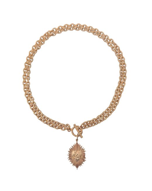 IN CAUDA VENENUM Metallic Vayu Necklace