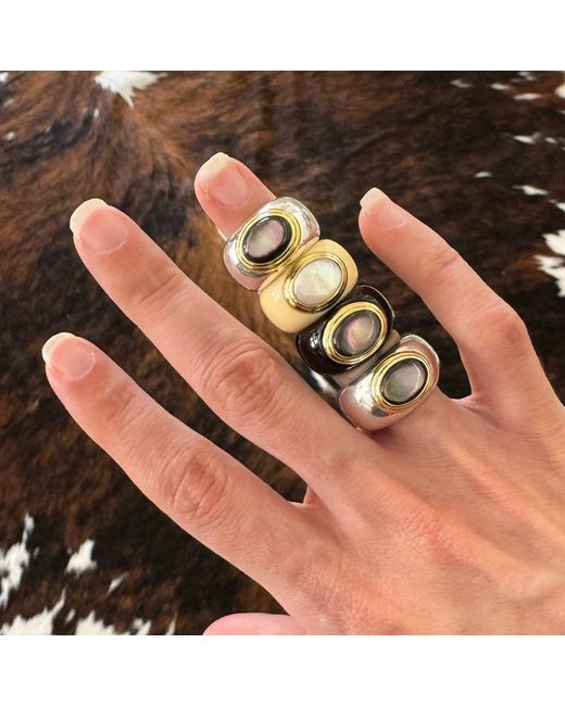 Stone Fruit White Core Ring