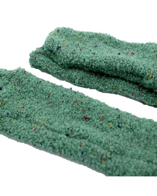 Maison Bogomil Green Long Knit Socks