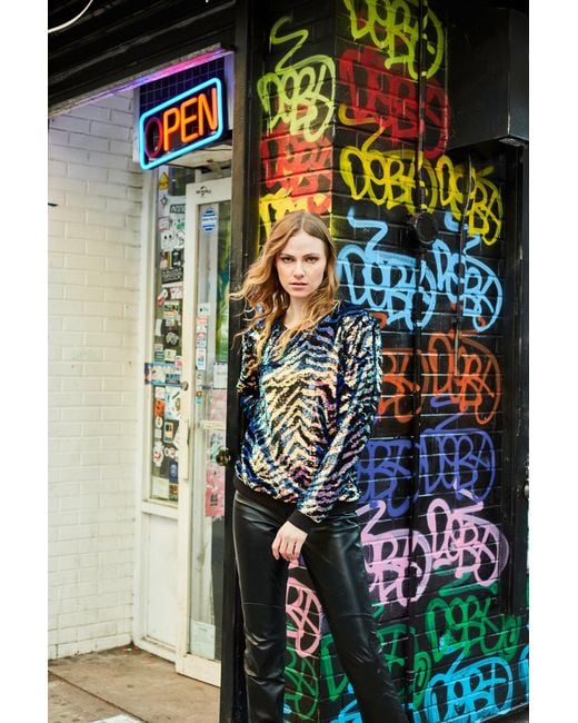 Any Old Iron Multicolor Zebra Sweatshirt for men