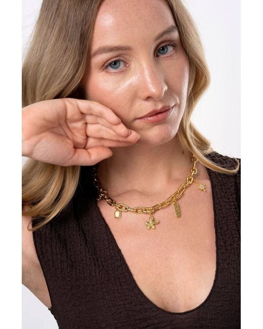 Zynnia Collective Metallic Mod Chain Necklace