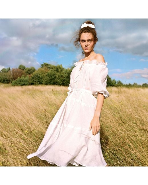 Lisa The Label White La La Lady Pyjama Babydoll Dress