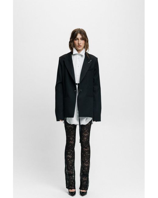 Galleriadele Black The Wool Blazer