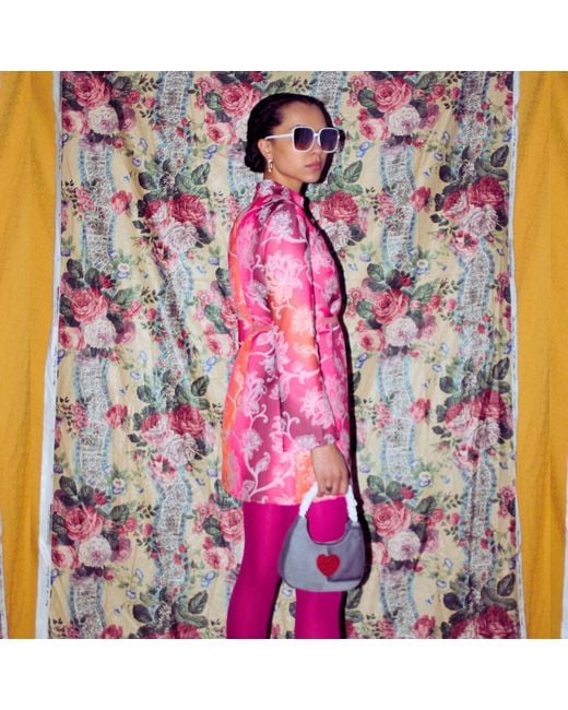 Couture to Your Door Pink Mini Mod Japanese Style Dress