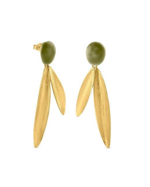 Joidart Yellow Golden Earrings Olivia