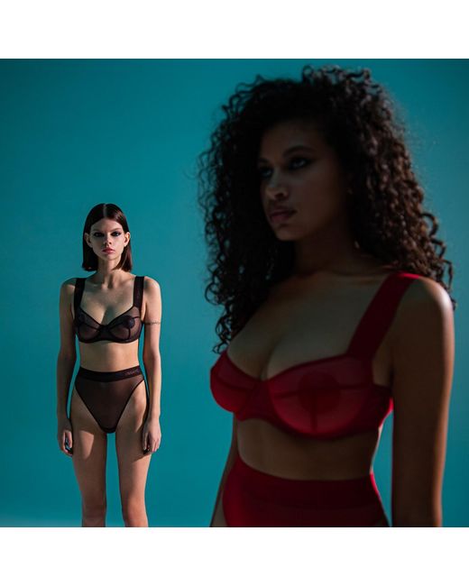 Zhilyova Red Unnamed Bra