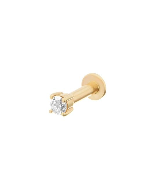 Zohreh Metallic Mini Diamond Solitaire Flat Back 9K