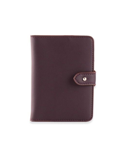 Pack'n Travel Purple Passport Holder Deep Plum